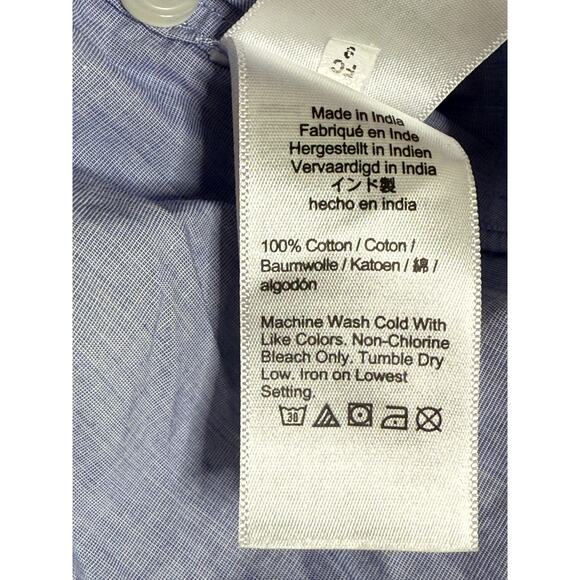 J. Crew Relaxed Fit 100% Cotton Button Down Collar Shirt Longsleeve 8 Peri Blue - Picture 11 of 15